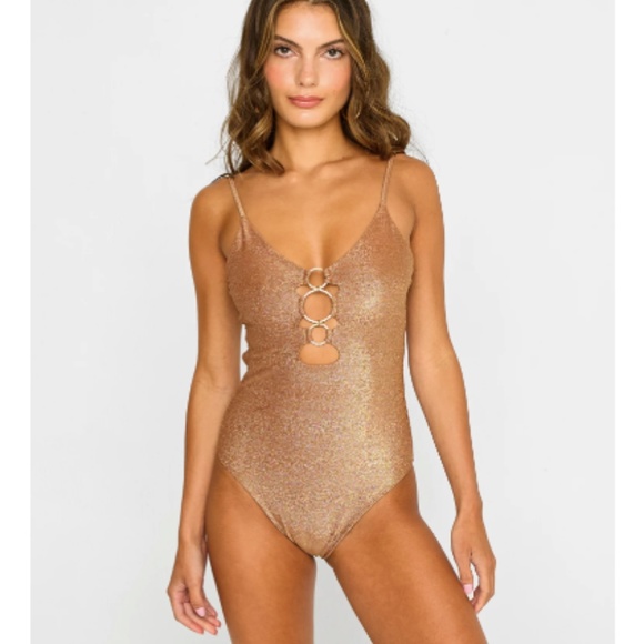 Beach Bunny Katrina one piece (size M) NWT - Picture 2 of 10